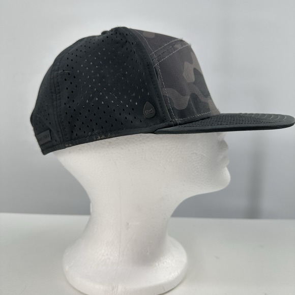 Melin Trenches Hydro Snapback Mesh Back Hat Camo Black Gray Adjustable Size S-XL - Picture 6 of 8